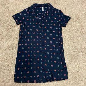 RVCA collared button up dress